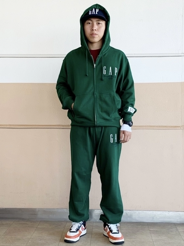 00s oldgap ギャップスウェット　迷彩ボックスシルエット 90's old gap オールド ギャップ スウェット 短丈ボックス