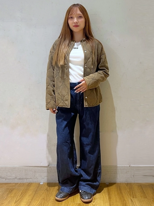 軽い着心地。キルティングジャケット