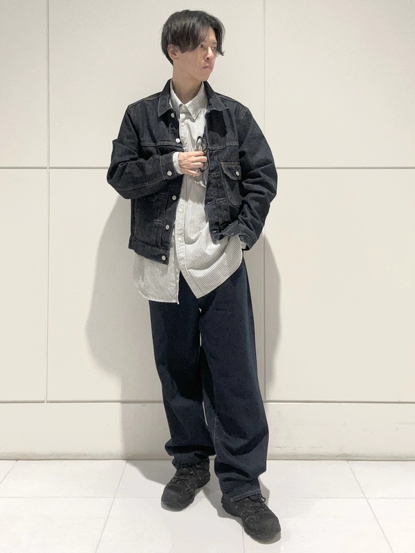 デニムセットアップ風
