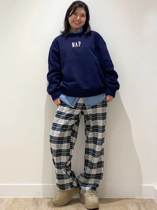 【new】休日はNAPトレーナーで決まり☆