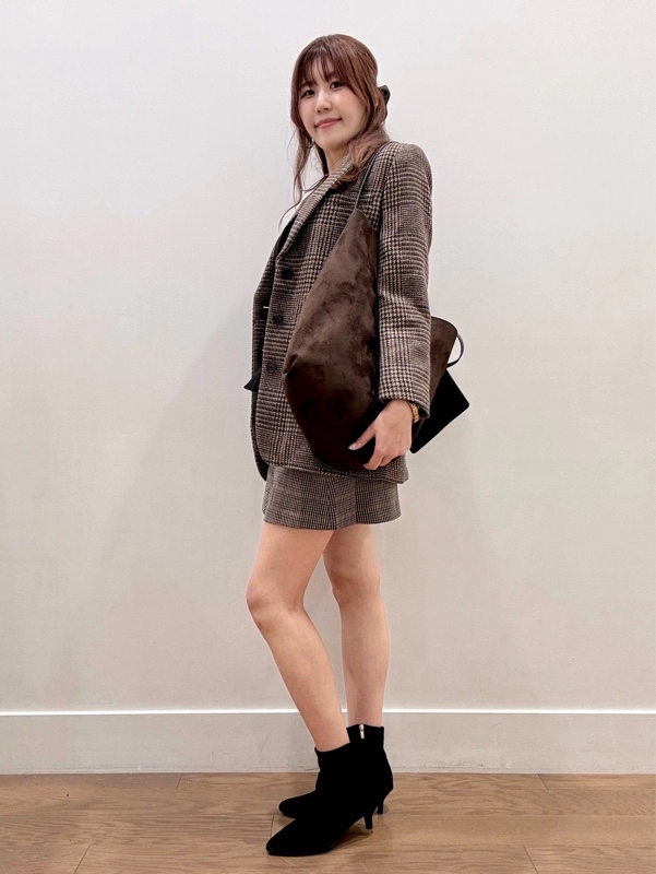 秋チェックセットアップ♡のスタイリング | Gap公式オンラインストア