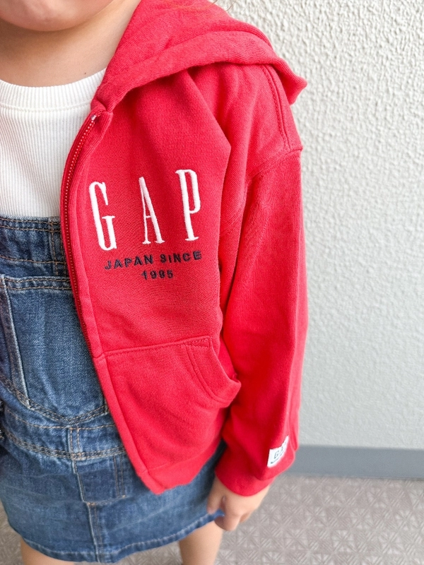 GAP 30周年記念 フード付きパーカー レッド 赤 GAP パーカー 30th アニバーサリー ヘビーウェイト フレンチ