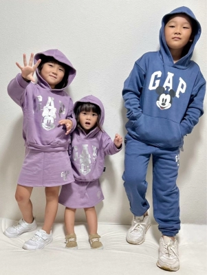 【TR＊GAP親子3人＊お揃いコーデ＊新品タグ付き】 リンクコーデ】親子で兄妹でお揃い◎親子コーデ◎ファミリーの