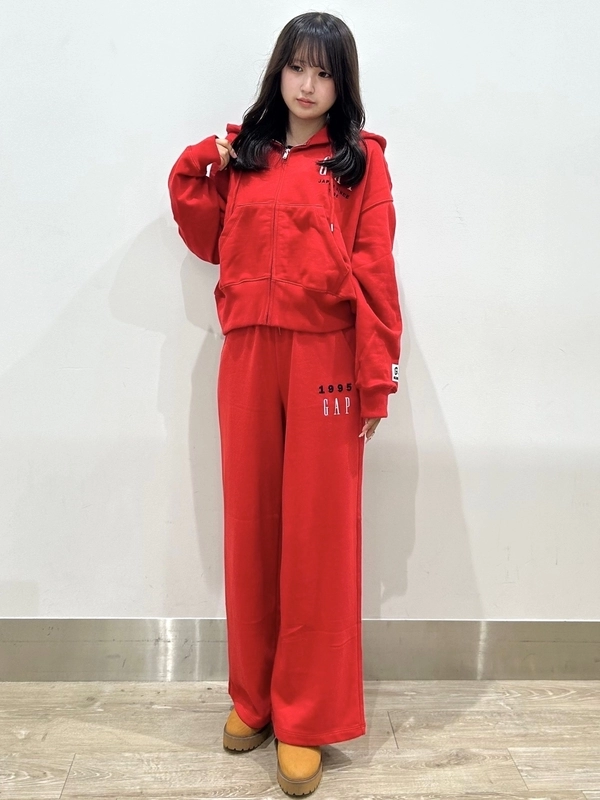 GAP トラックジャケット セットアップ 赤 新作】セットアップ | Gap公式オンラインストア