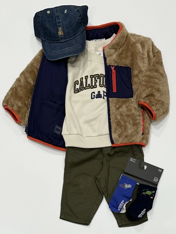 【あったかアウター】リバーシブルジャケットコーデ