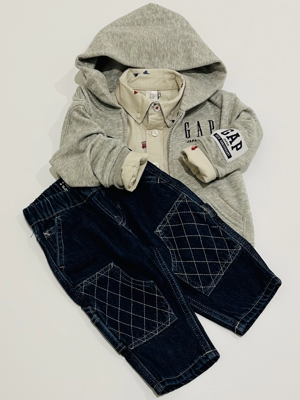 まさやん様専用】GAP パーカー ざ*ん様 GAP グレー ジップアップ