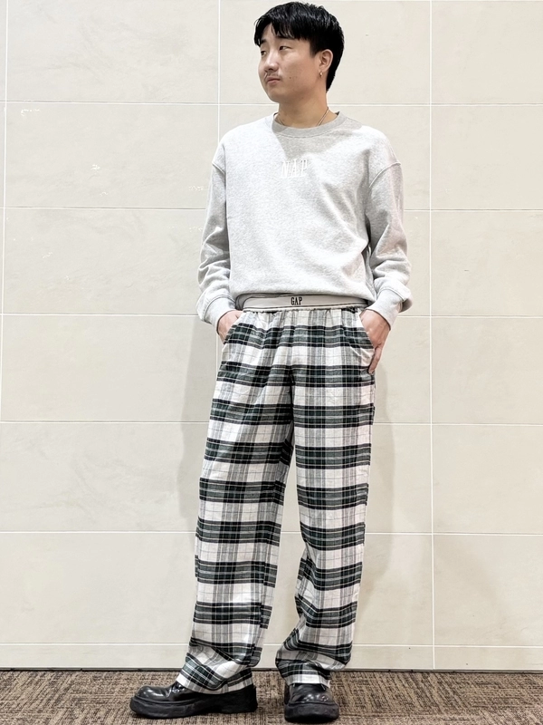 【新作】GAPロゴのパジャマパンツ