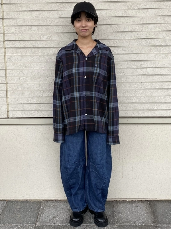 カジュアル古着風コーデ
