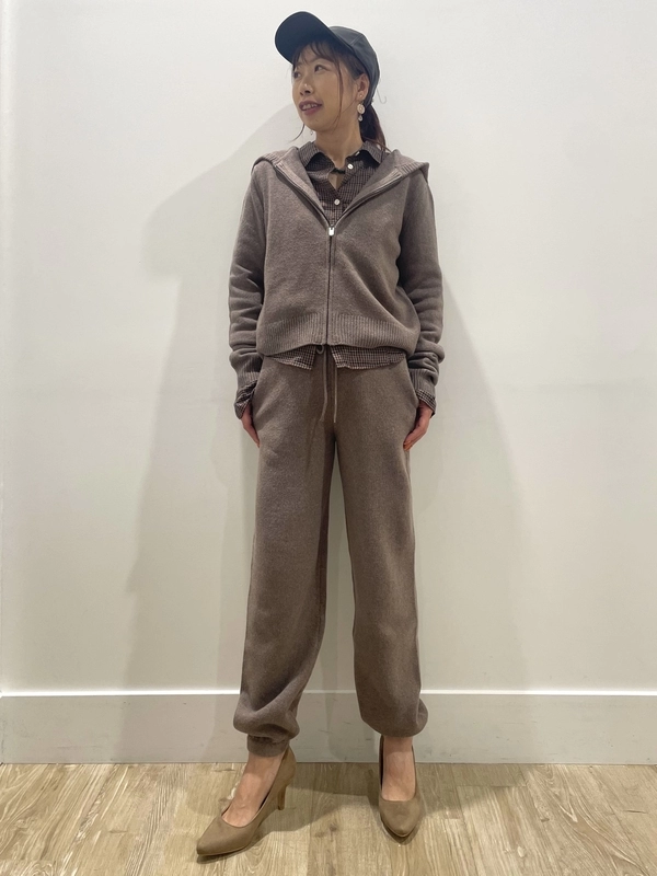 【カシミヤタッチ】ニットアップコーデ
