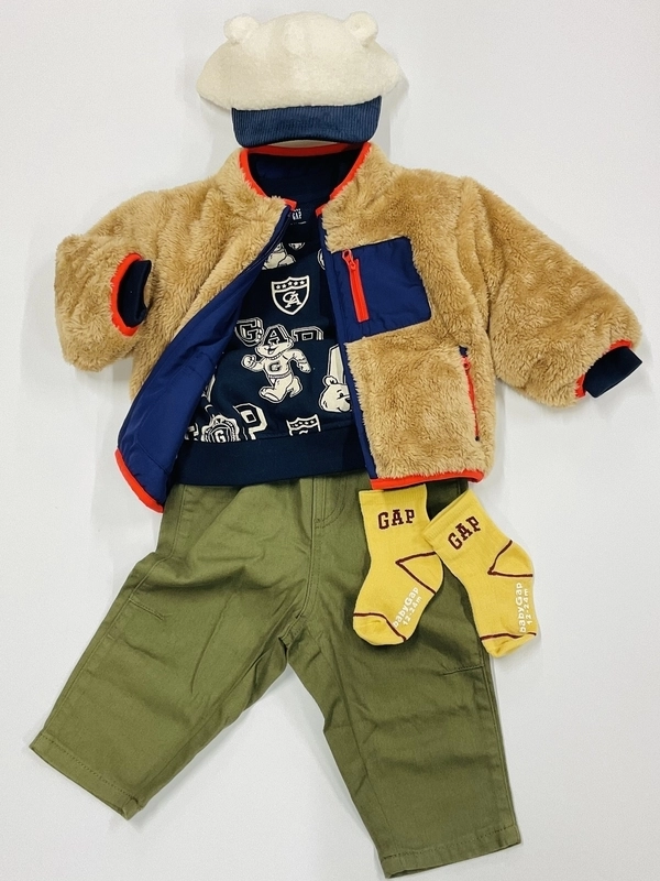 しろくま帽子ともこもこアウター☆