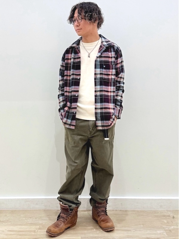 秋におすすめ！フランネルシャツ