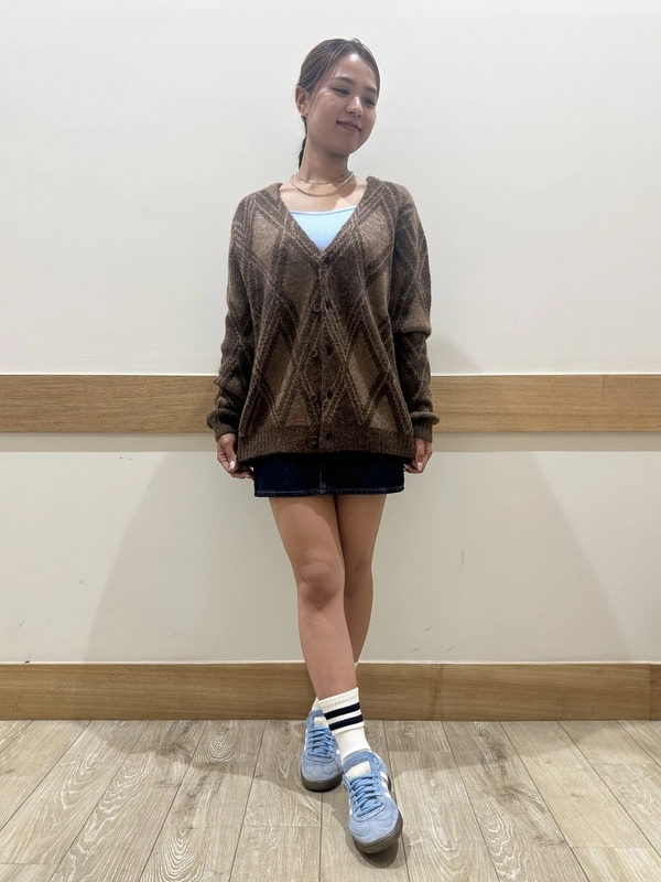 ブラウン×ブルー