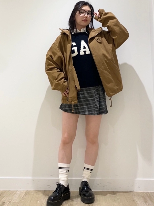 おすすめアウターで秋カレッジコーデ