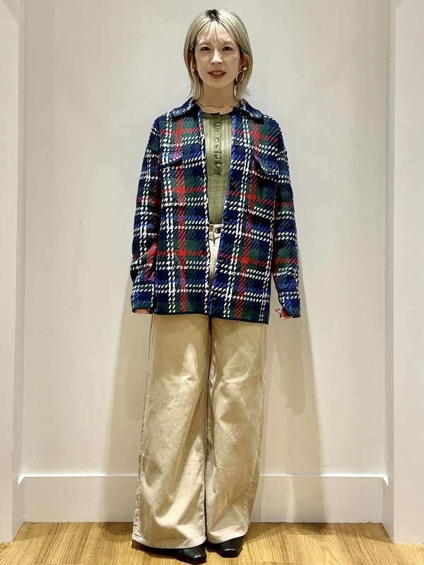 カシミヤタッチオーバーサイズジャケット