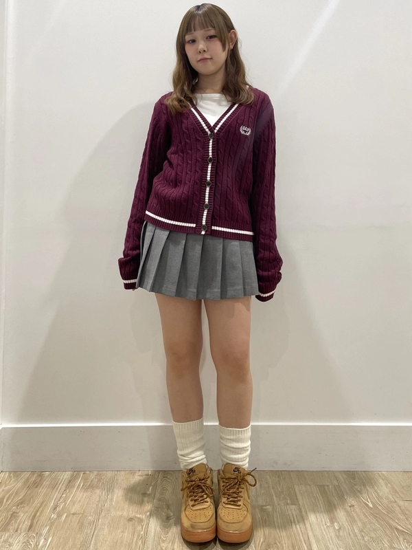 おすすめカーディガンで制服風♪