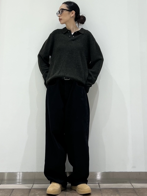 スーパーバギーデニム✖️ポロセーター