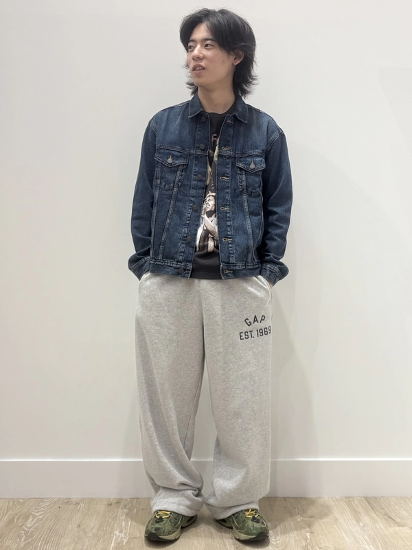 【トレンド】デニム×スウェット
