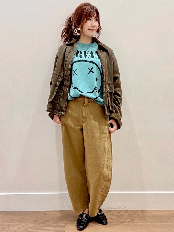 【新作】ミュージックTシャツ　ニルヴァーナ