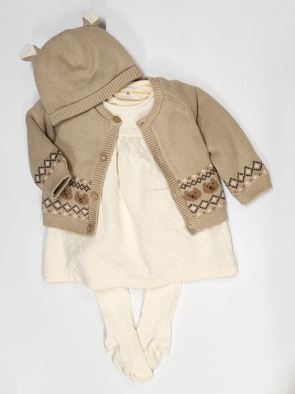 ブラナンがポイントなフェアアイル柄裏ボアカーディガン！！