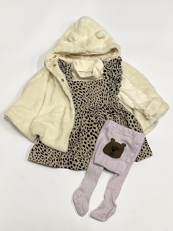 かわいい☆ボアポンチョ