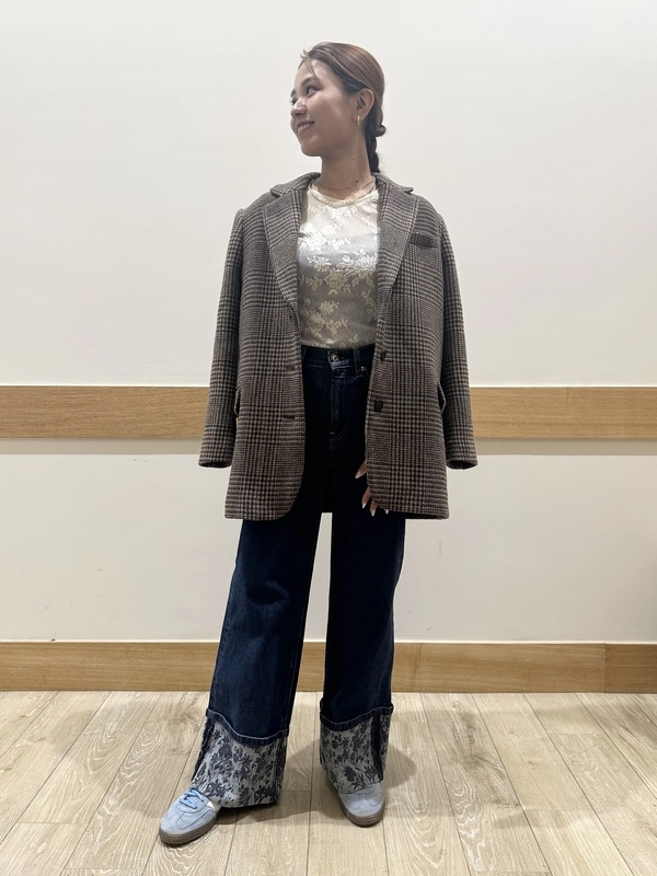 ジャケット×デニム