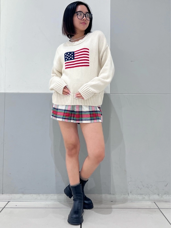 [海外ガール]アメリカンフラッグ！