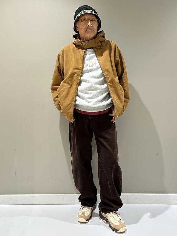 キャンバスジャケットコーデ