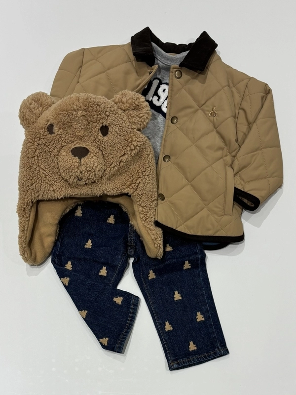 可愛いクマさんコーデ