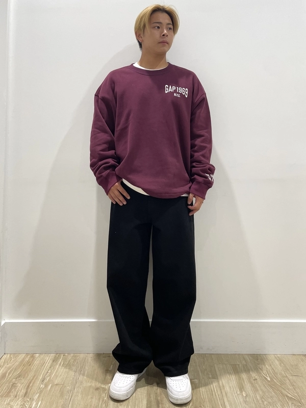 ユニセックスにおすすめ◎スウェットトレーナー