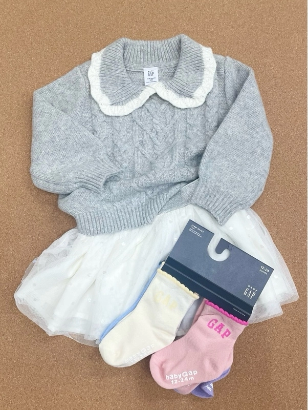 可愛い♡えり付きセーター