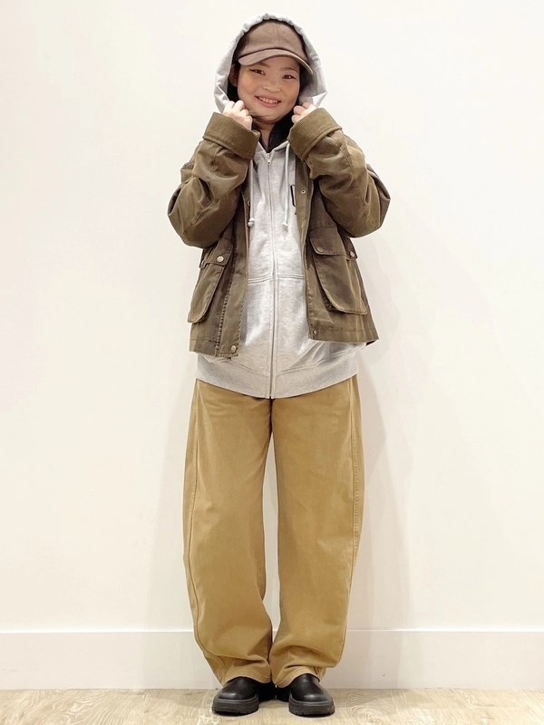 【大人気】30thロゴパーカー！メンズライクコーデ