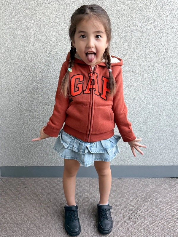 【新作】GAPロゴ裏ボアパーカー！カラバリ豊富♡︎
