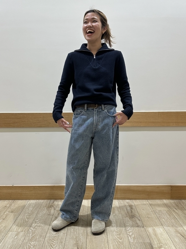 秋支度！人気のハーフジップセーター