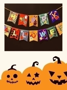 【ハロウィンガーランドを作ろう‼︎】