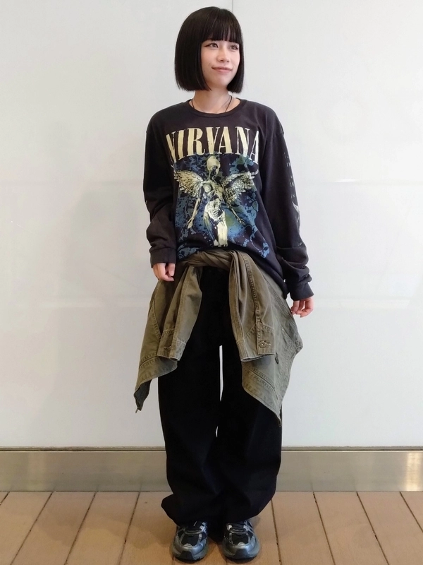 newミュージックTシャツ【ニルヴァーナ】