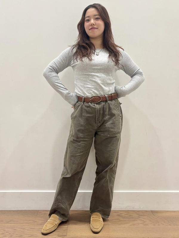 【ロングセラー】モダンボートネックTシャツ