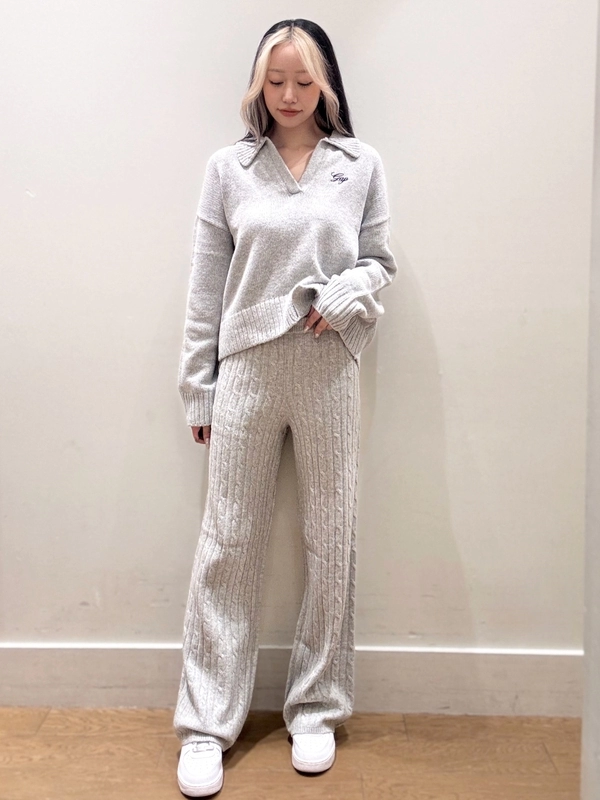 セーターコーディネート