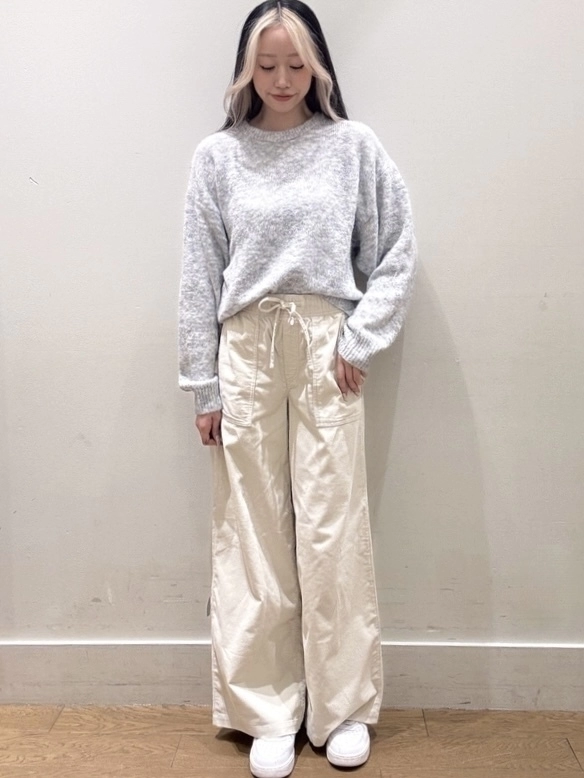 ふわもこセーター✖️コーデュロイバギー