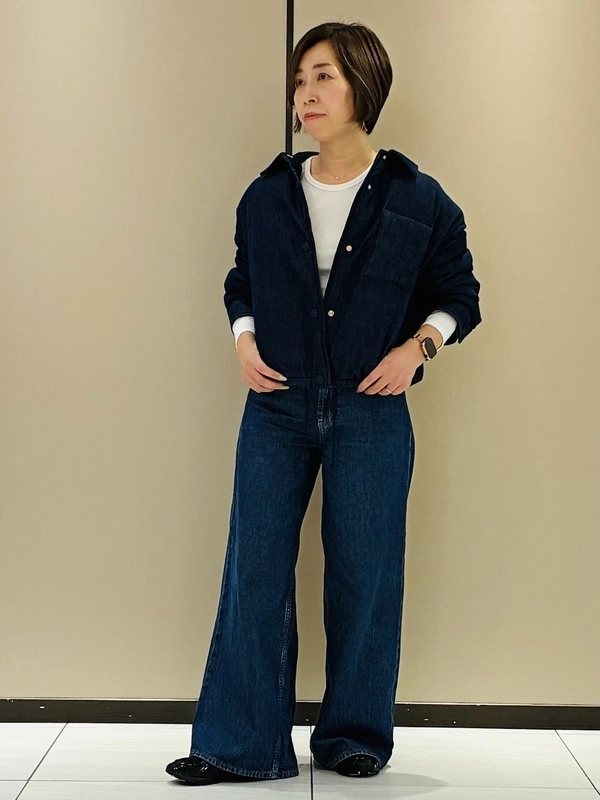 【軽量デニムアウター】トレンドシルエット