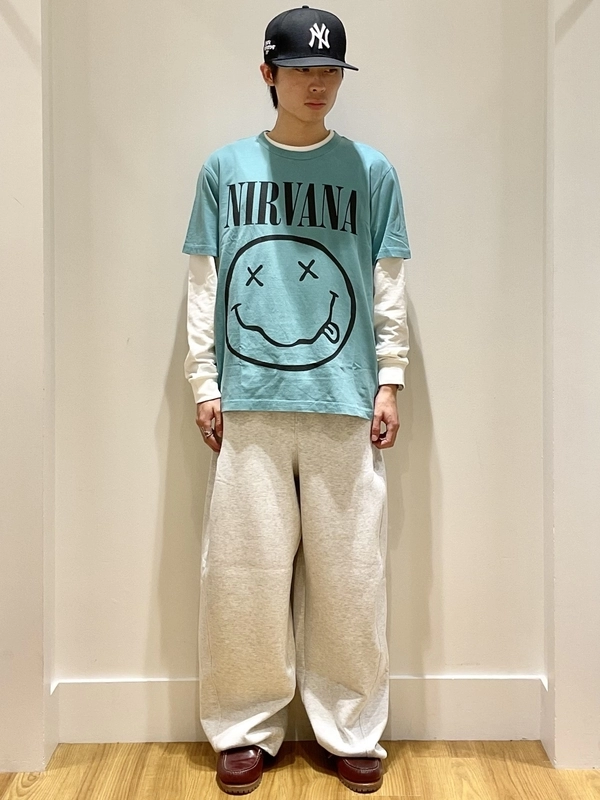NIRVANA GAP Tシャツ 新品タグ付きXL ニルヴァーナ GAP｜(U)ヘビーウェイト クロップド ニルヴァーナ Nirvana