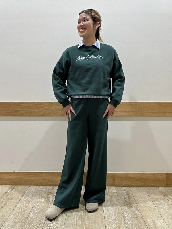 セットアップ×シャツコーデ