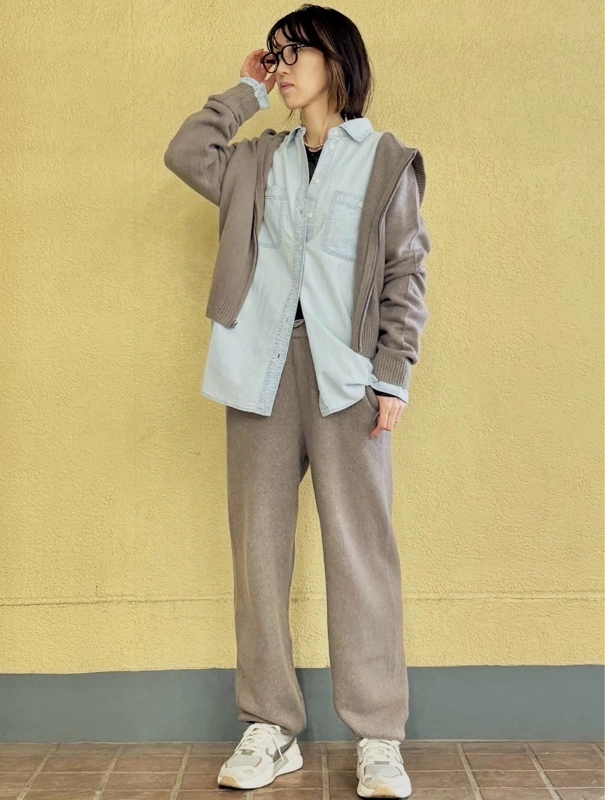 【ニットセットアップを大人仕様に★】