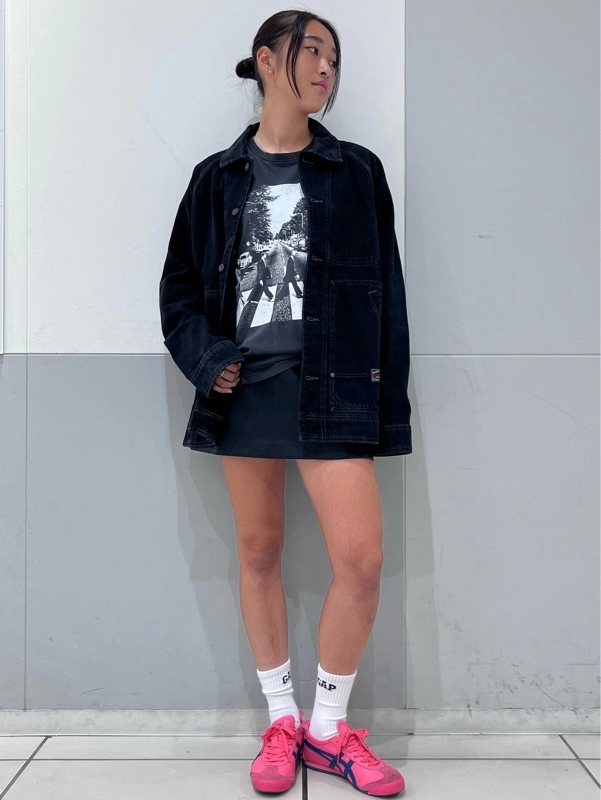 [ブラックコーデ]チョアジャケット