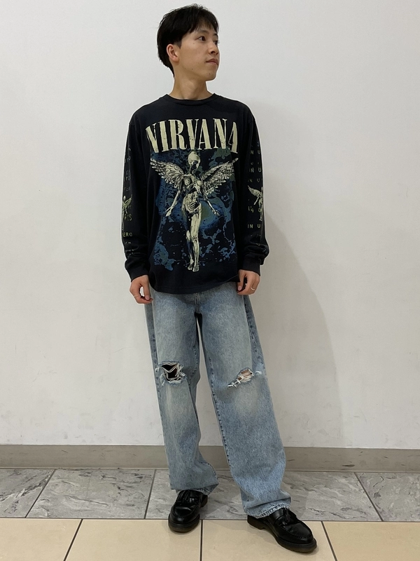 バンドTeeコーデ