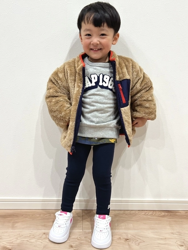 登園にもおすすめ！リバーシブルアウター