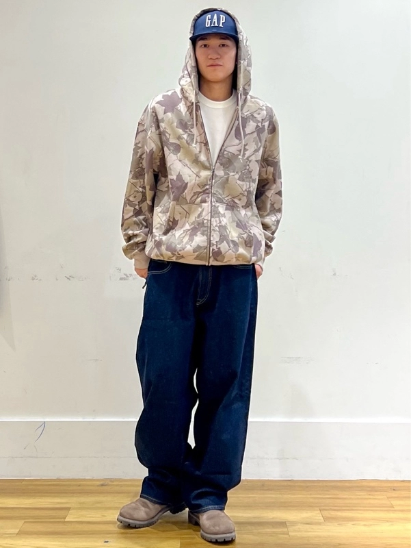 迷彩柄？！カモフラージュ柄が新鮮！