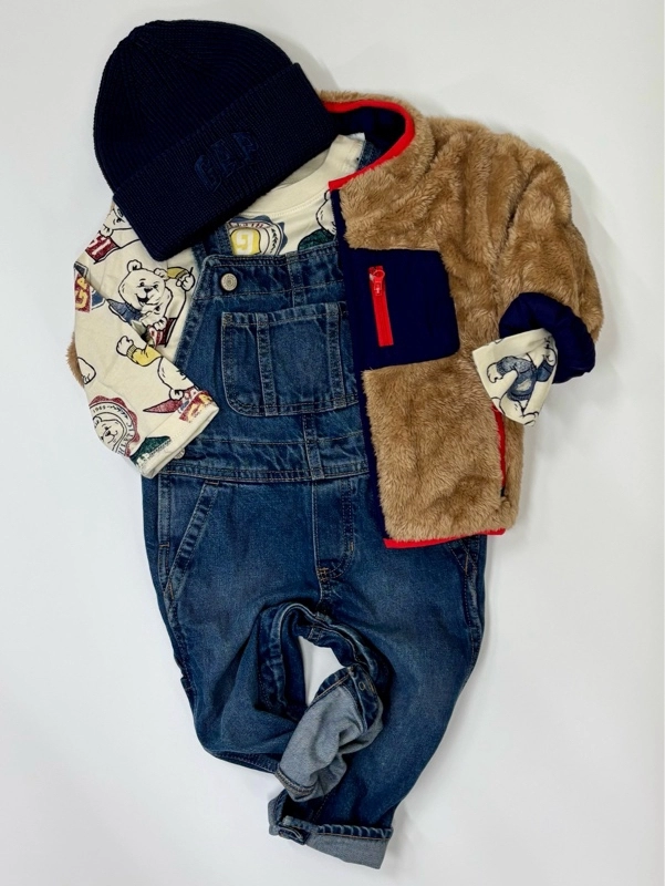 『2wayリバーシブル&デニムサロペットコーデ』