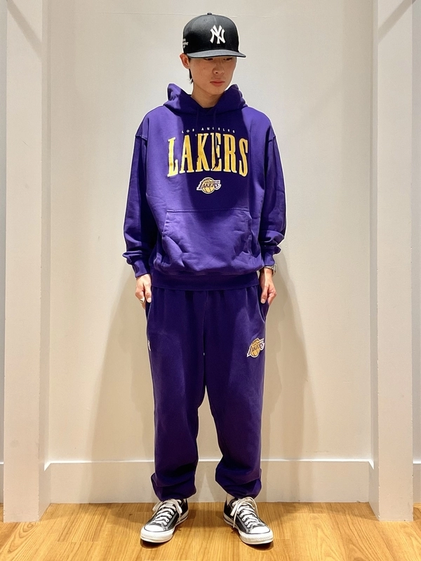 GAP×NBA ロサンゼルス・レイカーズ ヘビーウェイトパーカー 男女兼用L