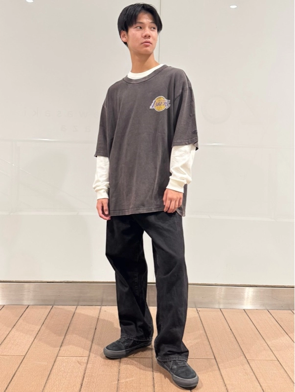 古着風NBAプリントTシャツ