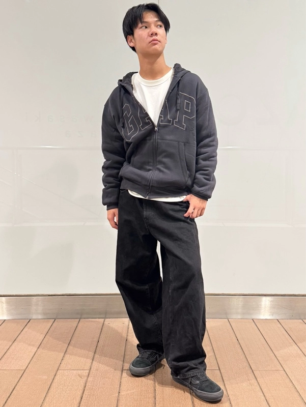 ボアロゴ+スーパーバギーデニム